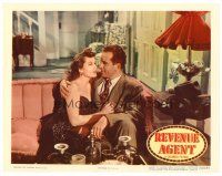 6b866 REVENUE AGENT LC #8 '50 romantic close up of Douglas Kennedy & sexy Jean Wiles!