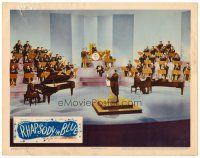 6b867 RHAPSODY IN BLUE LC '45 cool far shot of Paul Whiteman conducting his orchestra!