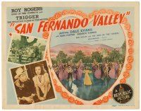 6b355 SAN FERNANDO VALLEY TC '44 Roy Rogers, Dale Evans, Bob Nolan and the Sons of the Pioneers!
