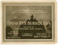 6b387 SON OF TARZAN chapter 15 TC '20 Edgar Rice Burroughs, world's wonder jungle serial!