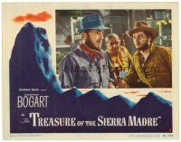 6b966 TREASURE OF THE SIERRA MADRE LC #8 '48 close up of Humphrey Bogart & Tim Holt at bar!