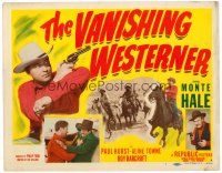 6b435 VANISHING WESTERNER TC '50 great artwork images of cowboy Monte Hale fighting bad guys!