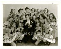 6c064 AFTER THE THIN MAN 8x10 still '36 William Powell w/tiny sax surrounded by sexy chorus girls!