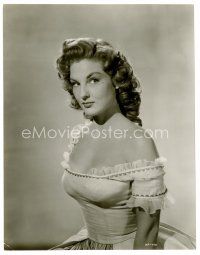 6c072 ALLISON HAYES 7.5x9.5 still '61 the sexy actress in bare-shoulderd dress!