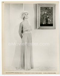 6c244 DORIS DAY 8x10.25 still '60 full-length wardrobe test in flowing gown from Midnight Lace!