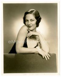 6c245 DOROTHY BURGESS deluxe 8x10 still '30s portrait of pretty actress in coy pose by Freulich!