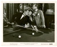 6c273 FANCY PANTS 8x10 still '50 Lucille Ball distracts Bob Hope while he shoots pool!