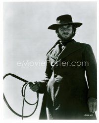 6c361 HIGH PLAINS DRIFTER 7.5x9.25 still '73 great image of Clint Eastwood w/whip!
