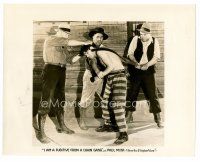 6c376 I AM A FUGITIVE FROM A CHAIN GANG 8x10 still '32 classic image of Paul Muni being whipped!