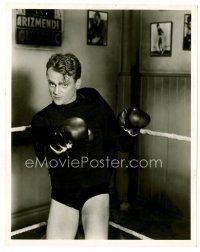 6c393 IRISH IN US 8x10 still '35 James Cagney in gloves and boxing outfit by Bert Longworth!