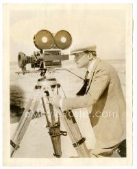 6c394 IRVIN WILLAT candid 8x10 still '10s director behind camera exclusively used by Paramount!