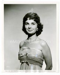 6c414 JEAN SIMMONS 8x10 still '61 waist-high portrait when she was signed to star in Spartacus!