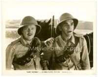 6c480 LOST PATROL 8x10 still '34 cool image of soldiers Boris Karloff & Billy Bevan in WWI!