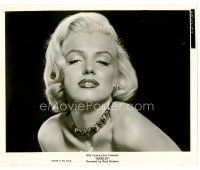 6c505 MARILYN 8x10 still '63 wonderful heavy-lidded headshot portrait image of sexy Monroe!