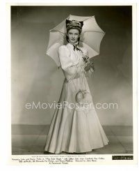 6c535 MISS SUSIE SLAGLE'S 8x10 still '46 full-length sexy Veronica Lake with parasol by Bud Fraker!