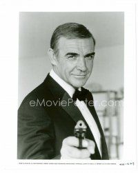 6c558 NEVER SAY NEVER AGAIN 8x10 still '83 cool photo of Sean Connery as James Bond 007!