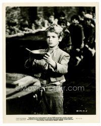6c572 OLIVER 8x10 still '68 Charles Dickens, classic image of Mark Lester who wants some more!