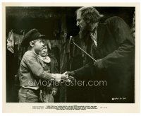 6c574 OLIVER 8x10 still '68 Charles Dickens, Ron Moody as Fagin grabs Mark Lester!