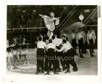 6c587 ONE IN A MILLION 8x10 still '36 Sonja Henie & ice skaters in wonderful outfits!