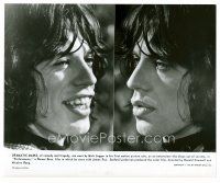 6c602 PERFORMANCE 8x9.5 still '70 cool split image of Mick Jagger's masks of comedy and tragedy!