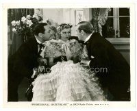 6c616 PROFESSIONAL SWEETHEART 8x10 still '33 nervous Ginger Rogers is courted by two guys!