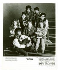 6c624 RED DAWN 8x10 still '84 great portrait of cast w/Patrick Swayze & Charlie Sheen!