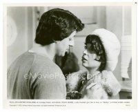 6c638 ROCKY 8x10 still '77 great image of boxer Sylvester Stallone with Talia Shire!
