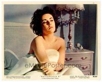 6c013 BUTTERFIELD 8 color EngUS 8x10 still #7 '60 great image of callgirl Elizabeth Taylor in bed!