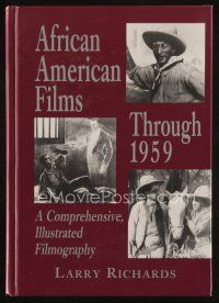 6d154 AFRICAN AMERICAN FILMS THROUGH 1959 signed first edition hardcover book '98 by the author!