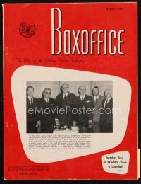 6d060 BOX OFFICE exhibitor magazine March 17, 1958 South Pacific, Horror of Dracula, bad girls!