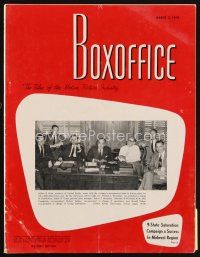 6d064 BOX OFFICE exhibitor magazine March 2, 1959 UA's 40th Anniversary, Some Like It Hot!