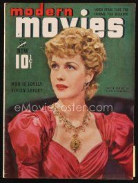 6d096 MODERN MOVIES magazine April 1939 portrait of pretty Anita Louise in Little Princess!