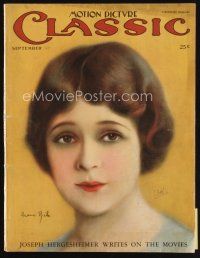 6d082 MOTION PICTURE CLASSIC magazine September 1925 artwork of pretty Irene Rich by Dahl!