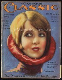 6d085 MOTION PICTURE CLASSIC magazine September 1926 art of pretty Claire Windsor by Leo Kober!
