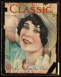 6d090 MOTION PICTURE CLASSIC magazine September 1927 art of pretty Sally O'Neil by Don Reed!