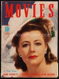 6d101 MODERN MOVIES magazine August 1941 portrait of pretty Irene Dunne in Unfinished Business!