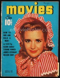 6d100 MODERN MOVIES magazine July 1940 portrait of pretty Priscilla Lane wearing bonnet!