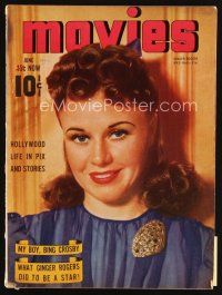 6d099 MODERN MOVIES magazine June 1940 what pretty Ginger Rogers did to become a star!