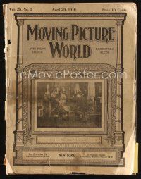 6d048 MOVING PICTURE WORLD exhibitor magazine April 29, 1916 Lionel Barrymore, Billie Burke
