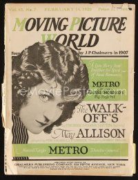6d051 MOVING PICTURE WORLD exhibitor magazine Feb 14, 1920 Theda Bara in Cleopatra & LOTS more!