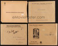 6d041 LOT OF 4 U.S. AND SWEDISH STILL BAGS '30s Kiss in a Taxi, Four Feathers & more!