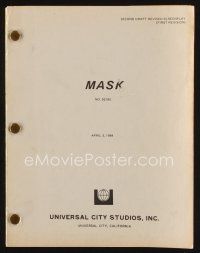 6d267 MASK second draft revised script April 5, 1984, screenplay by Anna Hamilton-Phelan!