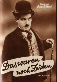 6d224 PILGRIM German program R57 great different images of Charlie Chaplin & Edna Purviance!