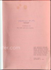 6d269 MEMORIES OF ME final draft script September 9, 1987, screenplay by Eric Roth & Billy Crystal