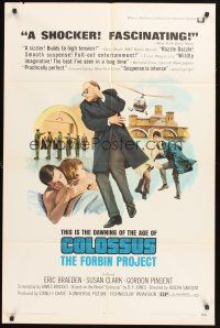 6f207 COLOSSUS: THE FORBIN PROJECT 1sh '70 the day man built himself out of existence!