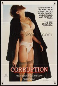 6f212 CORRUPTION 1sh '83 one man's far out fantasy sex is another man's reality!