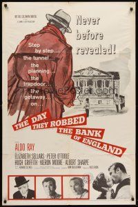6f241 DAY THEY ROBBED THE BANK OF ENGLAND 1sh '60 Aldo Ray, never before revealed!