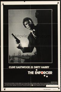 6f311 ENFORCER 1sh '76 photo of Clint Eastwood is Dirty Harry by Bill Gold!