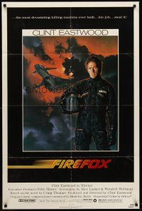 6f343 FIREFOX 1sh '82 cool C.D. de Mar art of killing machine, Clint Eastwood!
