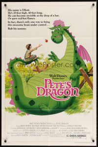 6f752 PETE'S DRAGON 1sh R84 Walt Disney, Helen Reddy, colorful art of Elliott!